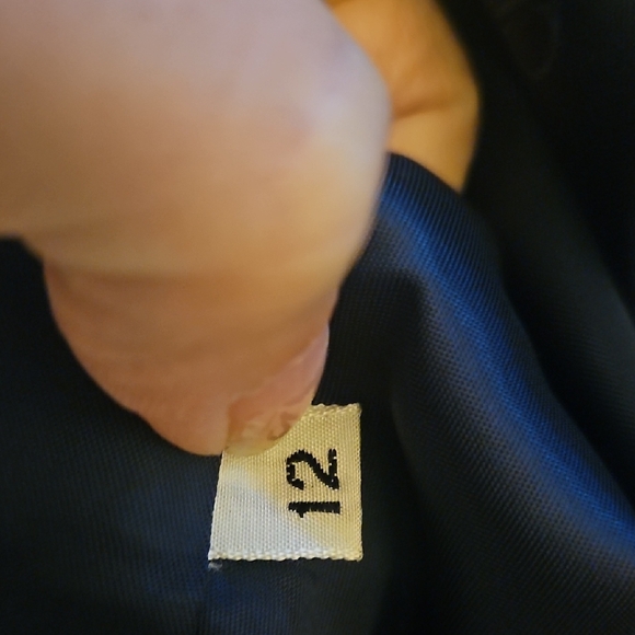 Dior Dark Navy Blue Golden Crested/Embroidered Wool Blazer for Women - Picture 8 of 11